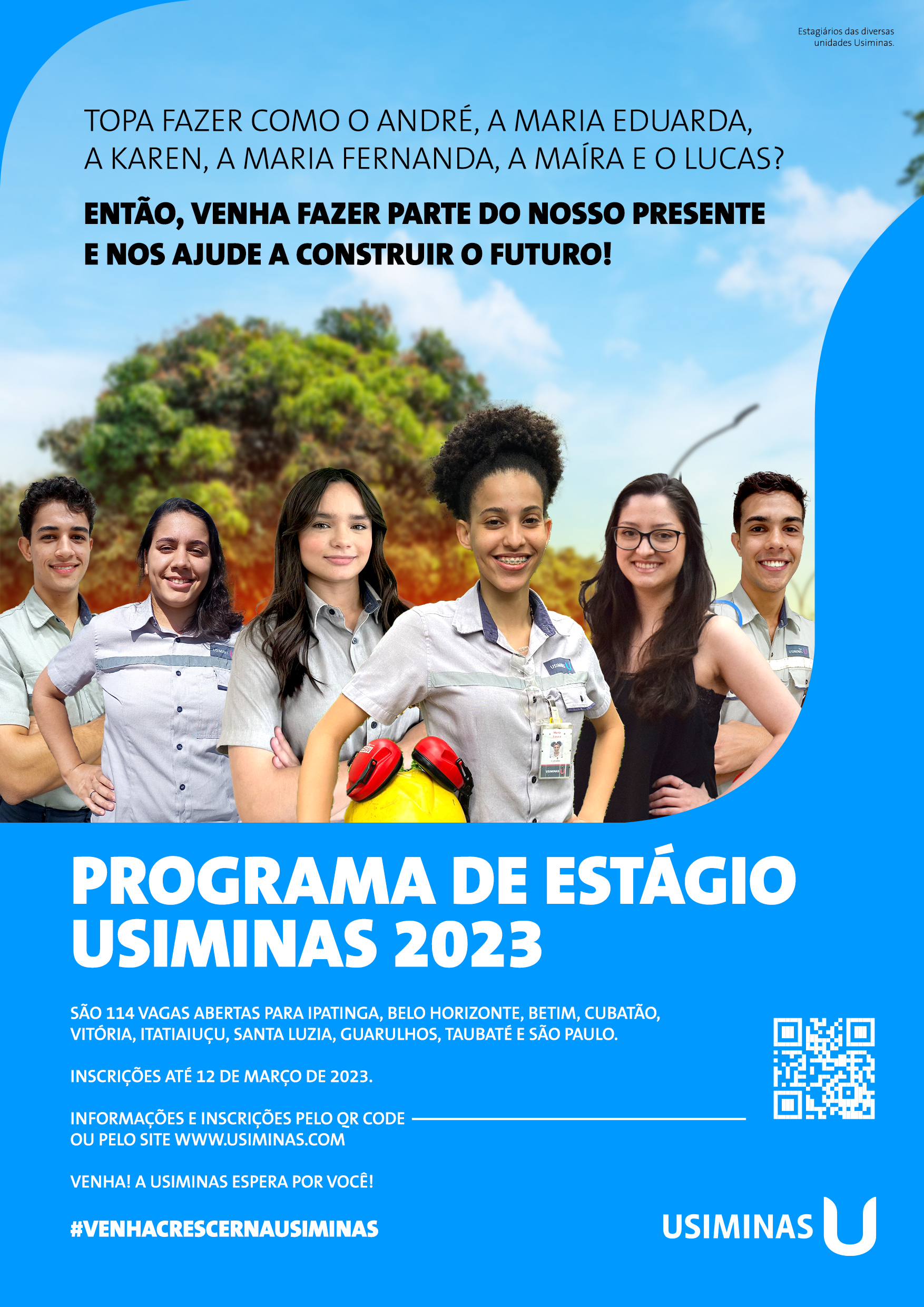 Cartaz Externo Estágio 2023