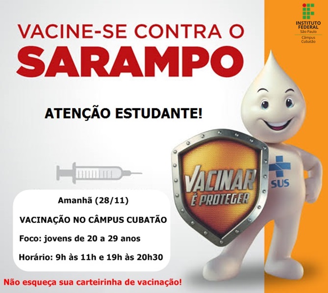 campanha sarampo