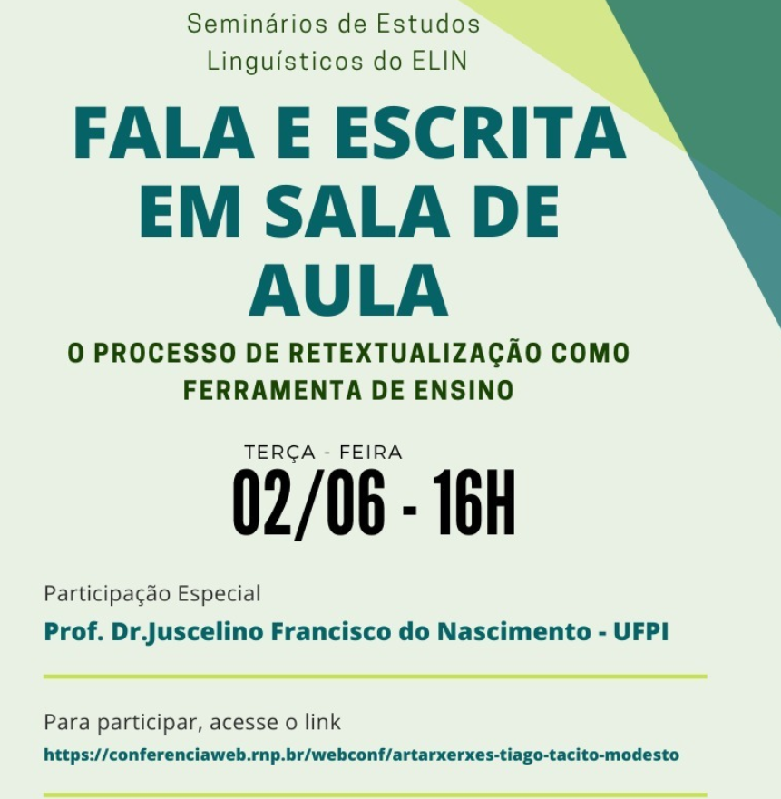 Fala e escrita em sala de aula