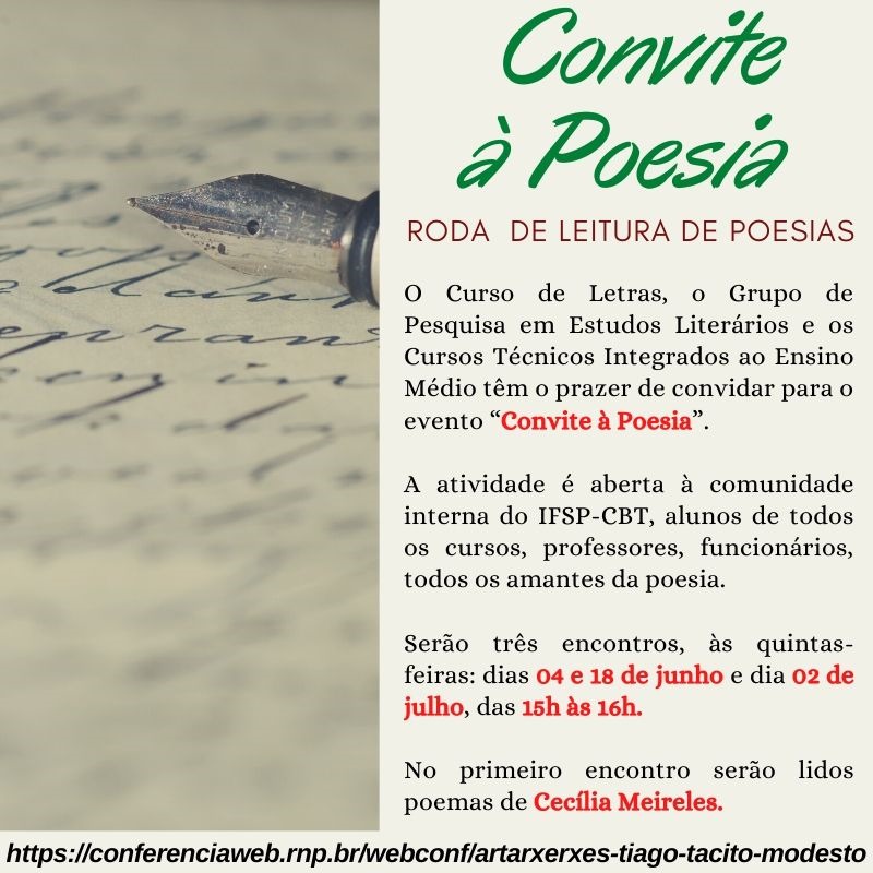 ARTE DIVULGAÇÃO evento poesia