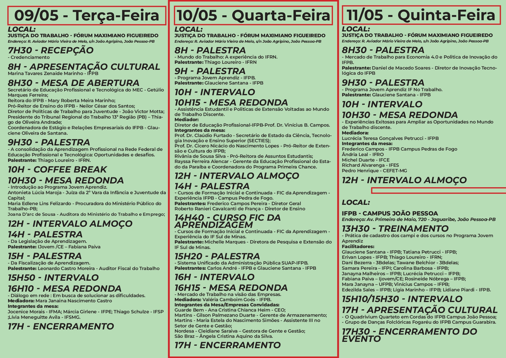 Programação I Encontro Nacional de Integração 1 page 0002