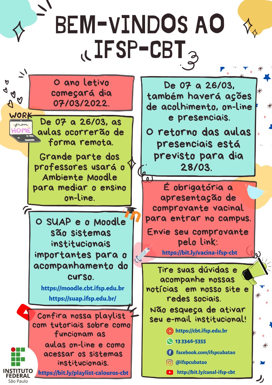 cartaz retorno das aulas