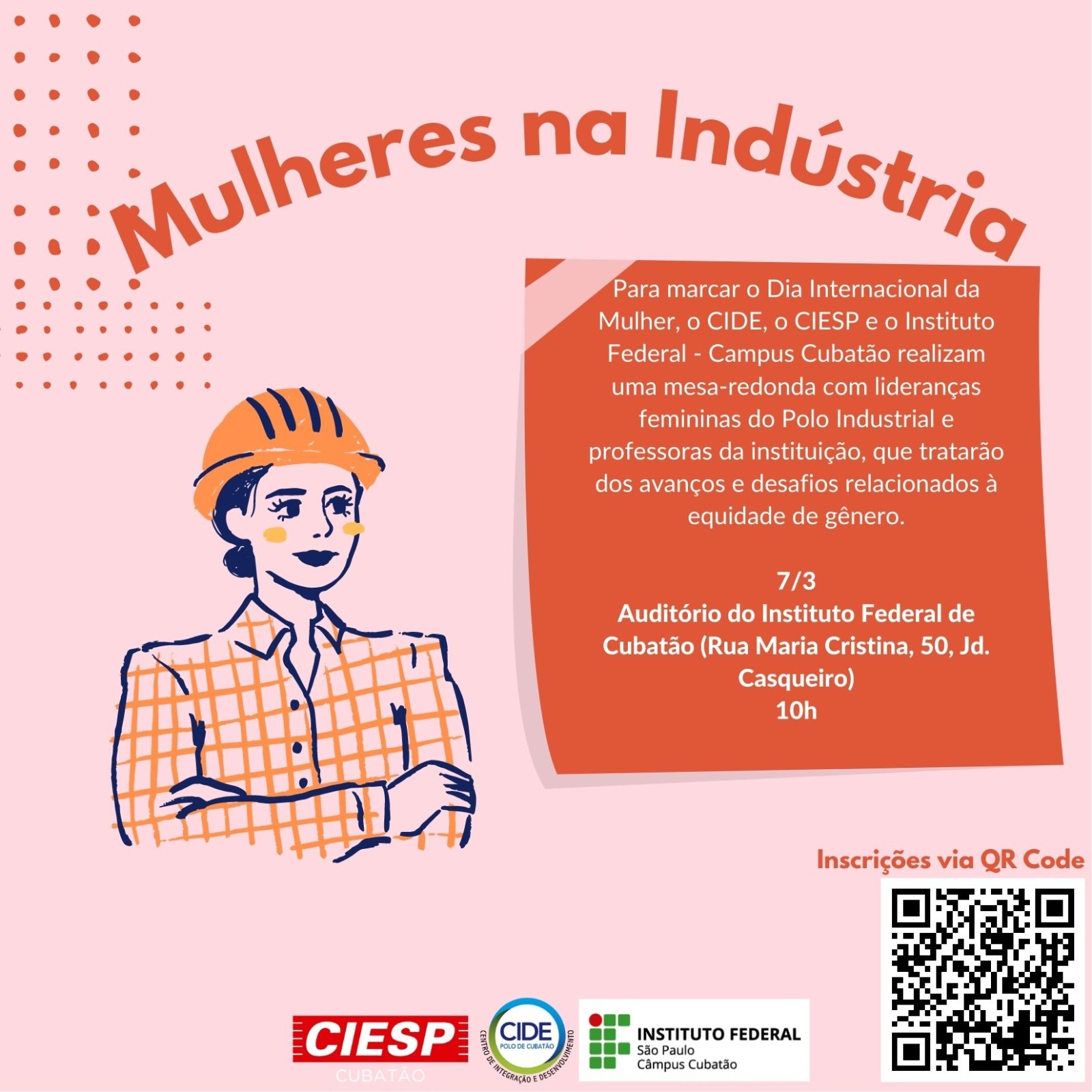 mulher na industria