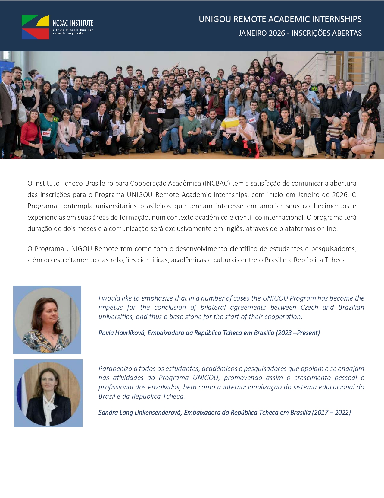 UNIGOU REMOTE Janeiro 2026 Comunicado Oficial page 0001