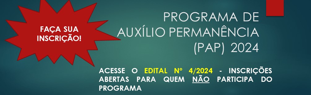  Programa de Auxílio Permanência - PAP - 2º semestre de 2024 - IFSP - Campus Itaquaquecetuba